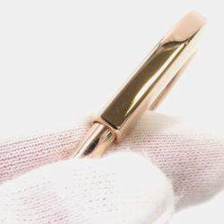 Tiffany & Co. 18K Pink Gold Padlock Bangle Bracelet Size Small 
