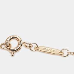 Pre Owned Tiffany & Co. 18k Yellow Gold T Smile Necklace