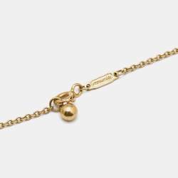 Pre Owned Tiffany & Co. HardWear Ball 18k Yellow Gold 7.6mm Pendant Necklace