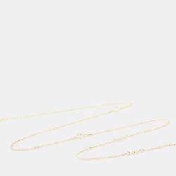 Pre Owned Tiffany & Co. 18K Yellow Gold and Diamond Elsa Peretti Diamond By The Yard Sprinkle Necklace