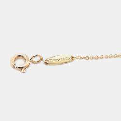 Pre Owned Tiffany & Co. 18K Yellow Gold and Diamond Elsa Peretti Diamond By The Yard Sprinkle Necklace