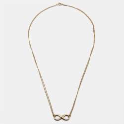 Tiffany & Co. Infinity 18k Yellow Gold Necklace
