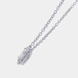 Tiffany & Co. Platinum Diamond Soleste Pendant Necklace