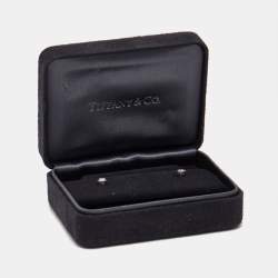 Tiffany & Co. Elsa Peretti Diamonds by the Yard Platinum Stud Earrings