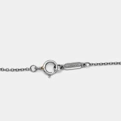 Tiffany & Co. Soleste Aquamarine Diamonds Platinum Necklace