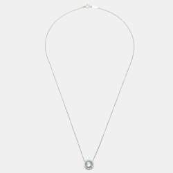 Tiffany & Co. Soleste Aquamarine Diamonds Platinum Necklace
