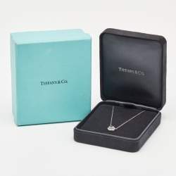 Tiffany & Co. Soleste Aquamarine Diamonds Platinum Necklace