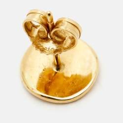 Tiffany & Co. Notes 18k Yellow Gold Stud Earrings