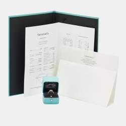 Tiffany & Co. Tiffany Soleste Heart Diamond 1.02 cts Platinum Ring Size 52