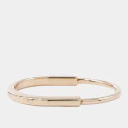 Tiffany & Co. 18K Pink Gold Lock Bangle