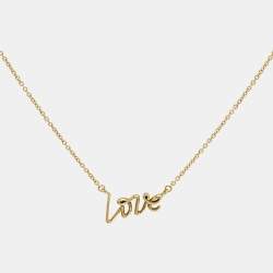 Tiffany & Co. Paloma Picasso Love 18k Yellow Gold Necklace