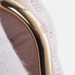 Pre Owned Tiffany & Co. Padlock Large 18K Pink Gold Bangle