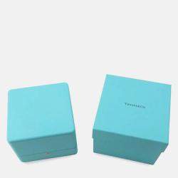 Pre Owned Tiffany & Co. Padlock Large 18K Pink Gold Bangle