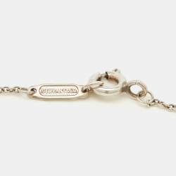 Pre Owned Tiffany & Co. Three Key 18k Two Tone Gold Sterling Silver Pendant Necklace