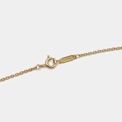 Pre Owned Tiffany & Co. Tiffany T 18k Yellow Gold Double Chain Bracelet