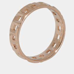 Pre Owned Tiffany & Co. 18K Rose Gold  Tiffany Tiffany True Wide Ring EU 59