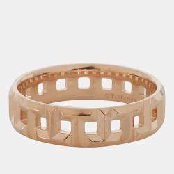 Pre Owned Tiffany & Co. 18K Rose Gold  Tiffany Tiffany True Wide Ring EU 59