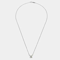 Pre Owned Tiffany & Co. Tiffany Victoria Diamond Platinum Necklace