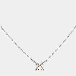 Pre Owned Tiffany & Co. Tiffany Victoria Diamond Platinum Necklace