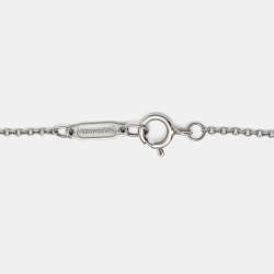 Pre Owned Tiffany & Co. Tiffany Victoria Diamond Platinum Necklace