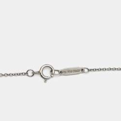 Pre Owned Tiffany & Co. Tiffany Victoria Diamond Platinum Necklace