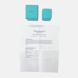 Pre Owned Tiffany & Co. 0.54 ct Pear Diamond Soleste Engagement Ring EU 50