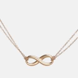 Pre Owned Tiffany & Co. Infinity 18k Yellow Gold Chain Bracelet