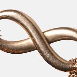 Pre Owned Tiffany & Co. Infinity 18k Yellow Gold Chain Bracelet