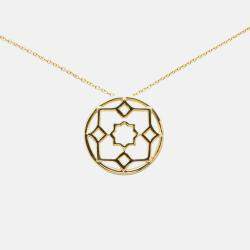 Pre Owned Paloma Picasso 18K Yellow Gold Marrakesh Pendant Necklace