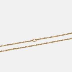 مملوكة مسبقًا قلادة تيفاني & كو. تي سمايل ذهب أصفر عيار 18 نموذج صغير