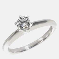 Pre Owned Tiffany & Co. Round Brilliant 0.25 ct Diamond Engagement Ring EU 47