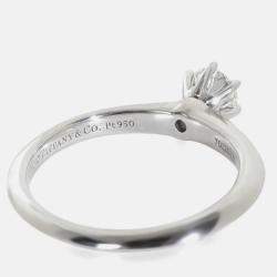 Pre Owned Tiffany & Co. Round Brilliant 0.25 ct Diamond Engagement Ring EU 47