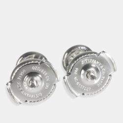 Pre Owned Tiffany & Co. Platinum Diamond Elsa Peretti Diamond By The Yard Earrings