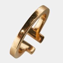 Pre Owned Tiffany & Co. T Square 18k Rose Gold Ring Size 54
