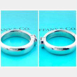 Pre Owned Tiffany & Co. Etoile Platinum, 0.56 Ct Diamond Ring EU 51