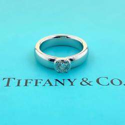 Pre Owned Tiffany & Co. Etoile Platinum, 0.56 Ct Diamond Ring EU 51