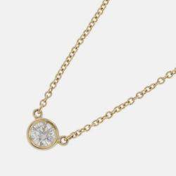 Pre Owned Tiffany & Co. Diamonds By The Yard 18K Yellow Gold Diamond Necklace