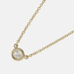 Pre Owned Tiffany & Co. Diamonds By The Yard 18K Yellow Gold Diamond Necklace