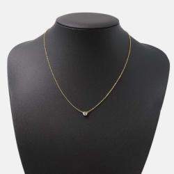 Pre Owned Tiffany & Co. Diamonds By The Yard 18K Yellow Gold Diamond Necklace