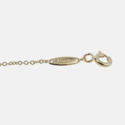 Pre Owned Tiffany & Co. Diamonds By The Yard 18K Yellow Gold Diamond Necklace