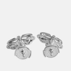 Pre Owned Tiffany & Co. Paper Flower Firefly Platinum and Diamond Stud Earrings