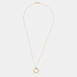 Pre Owned Tiffany & Co. Crown 18k Yellow Gold Necklace