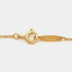 Pre Owned Tiffany & Co. Crown 18k Yellow Gold Necklace
