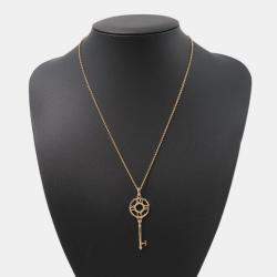 Pre Owned قلادة تيفاني & كو. "أتلس" ذهب وردي عيار 18 وألماس