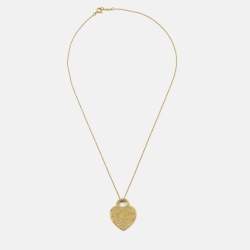 Pre Owned Tiffany & Co. Tiffany Notes 18k Yellow Gold Necklace