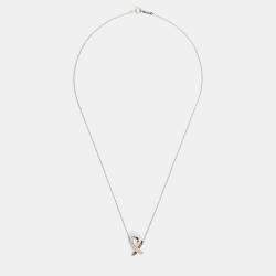 مملوكة مسبقًا قلادة تيفاني & كو ذهب أبيض عيار 18 / ألماس بالوما بيكاسو لوفينغ هارت