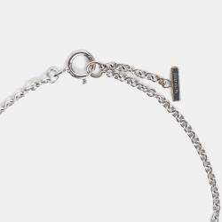 Pre Owned Tiffany & Co. 18K White Gold Diamond Smile Bracelet