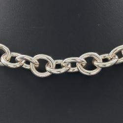 مملوكة مسبقًا قِلادة تيفاني & كو. ألماس فضي قَلب تَاج رِيتورن({'1'})