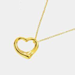 مملوكة مسبقًا قلادة تيفاني & كو. قلب مفتوح ذهب أصفر عيار 18