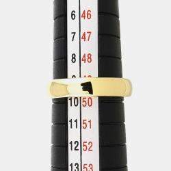 مملوكة مسبقًا Tiffany & Co. 18K Yellow Gold Forever Band Ring EU 49